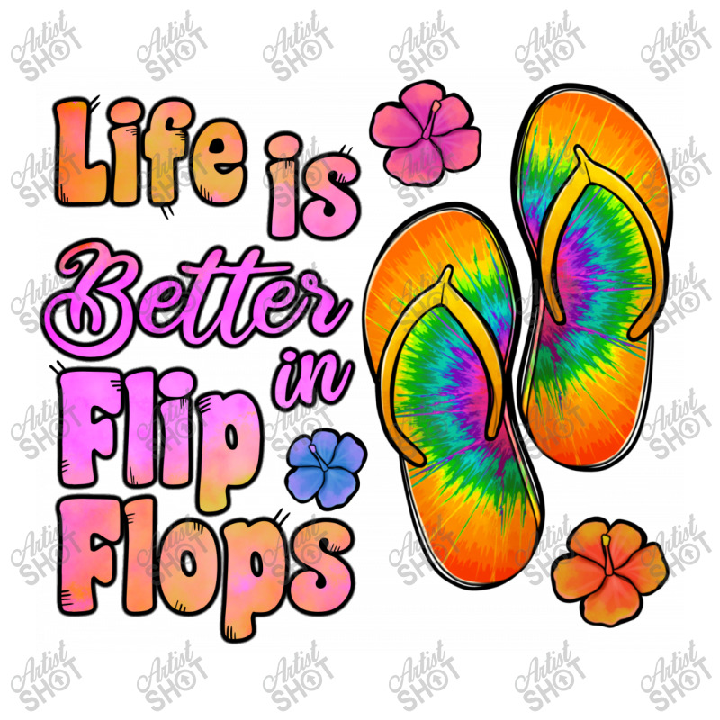 Life Is Better In Flip Flops Sticker | Artistshot