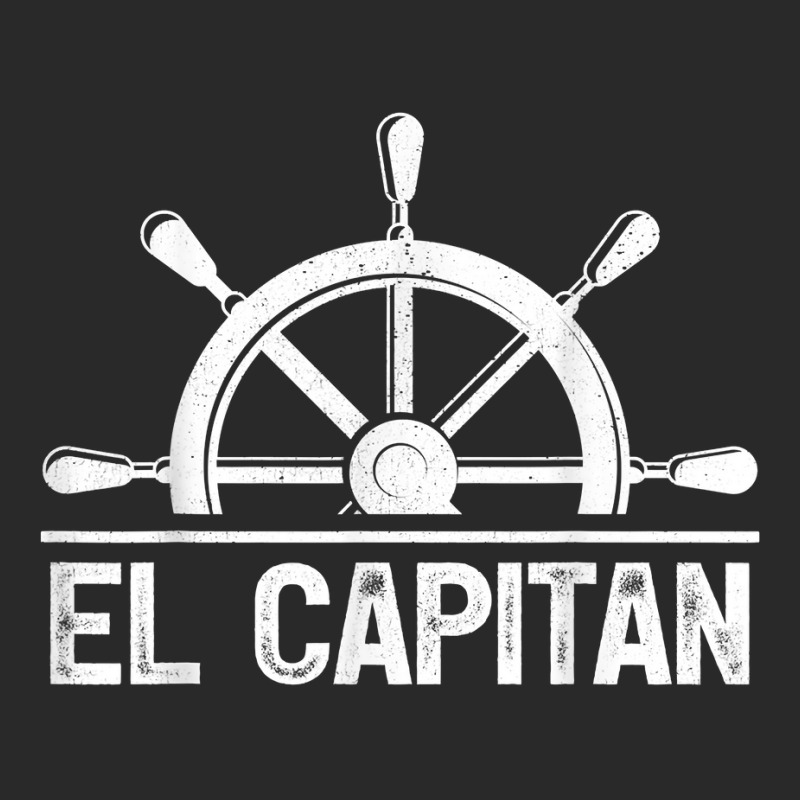 Boating Pontoon Boat Captain Ship Wheel El Capitan T Shirt Toddler T-shirt | Artistshot