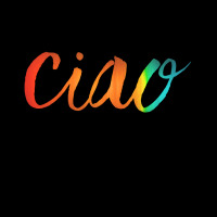 Ciao Italian Saying V-neck Tee | Artistshot