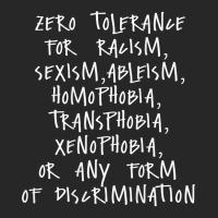 Zero Tolerance For Racism Sexism Ableism Homophobia T Shirt Men's T-shirt Pajama Set | Artistshot