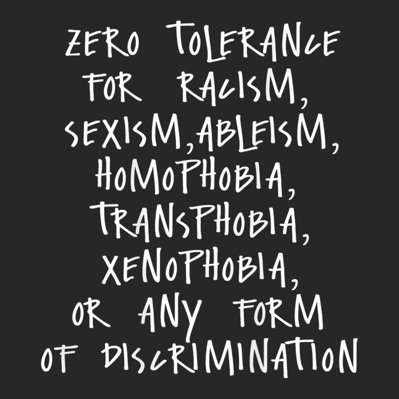 Zero Tolerance For Racism Sexism Ableism Homophobia T Shirt Men's T-shirt Pajama Set | Artistshot