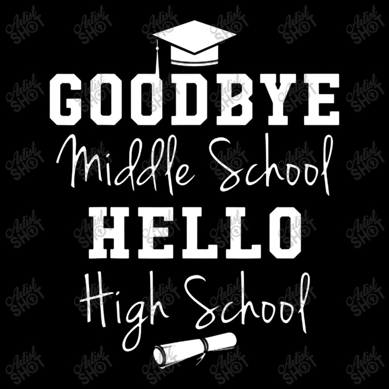 Goodbye Middle School Hello High School   Graduation Women's V-neck T-shirt | Artistshot