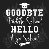 Goodbye Middle School Hello High School   Graduation Ladies Polo Shirt | Artistshot