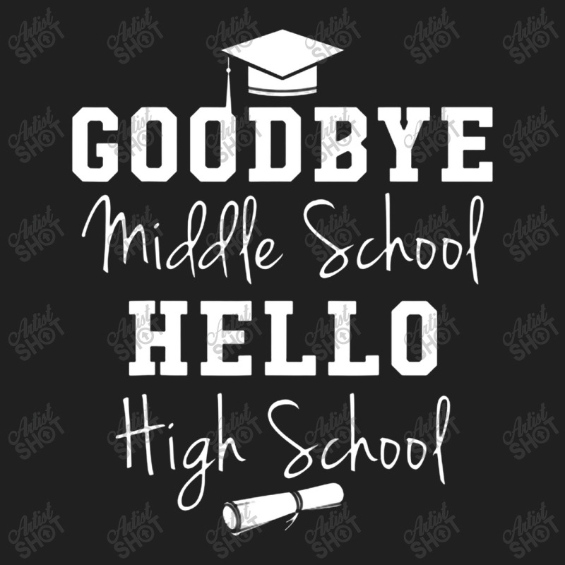 Goodbye Middle School Hello High School   Graduation Ladies Polo Shirt | Artistshot