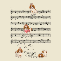 Funny Shih Tzu Music Playing Music Note T Shirt Cropped Hoodie | Artistshot