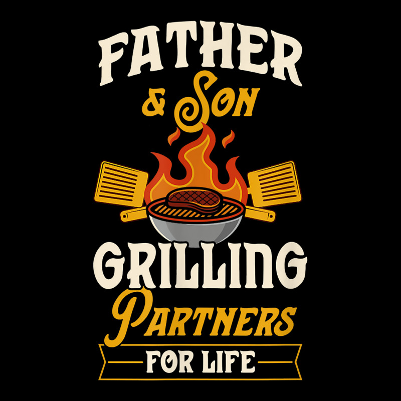 Father And Son Grilling Partners For Life T Shirt Men's Long Sleeve Pajama Set | Artistshot