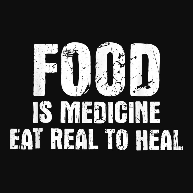 Food Is Medicine Eat Real To Heal   Dietetics Dietician Diet T Shirt Crop Top by vazwttopperve | Artistshot