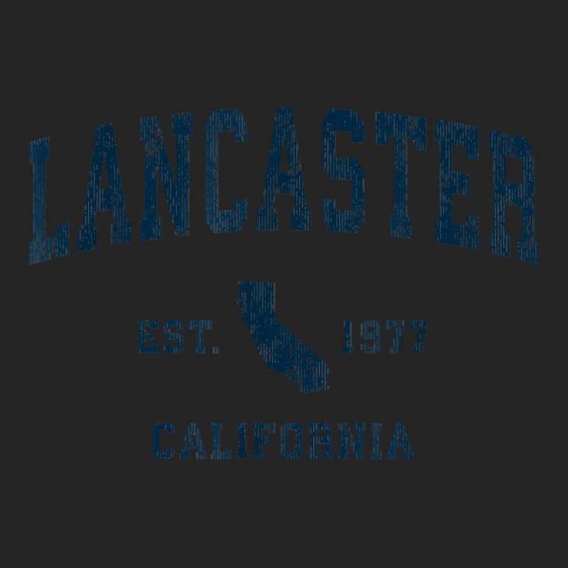 Lancaster California Ca Vintage Sports Design Navy Print T Shirt 3/4 Sleeve Shirt | Artistshot