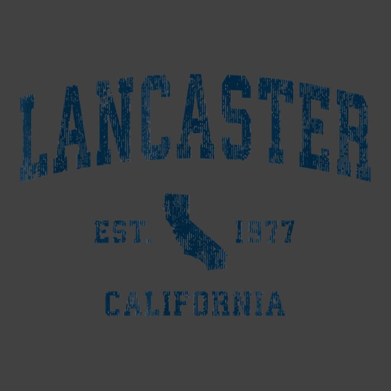 Lancaster California Ca Vintage Sports Design Navy Print T Shirt Vintage T-shirt | Artistshot