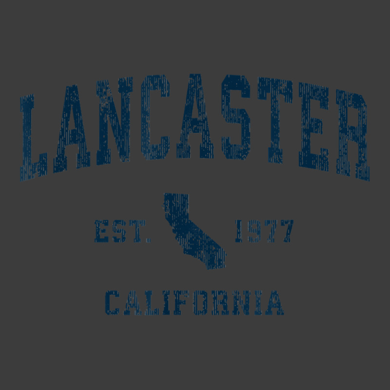 Lancaster California Ca Vintage Sports Design Navy Print T Shirt Men's Polo Shirt | Artistshot