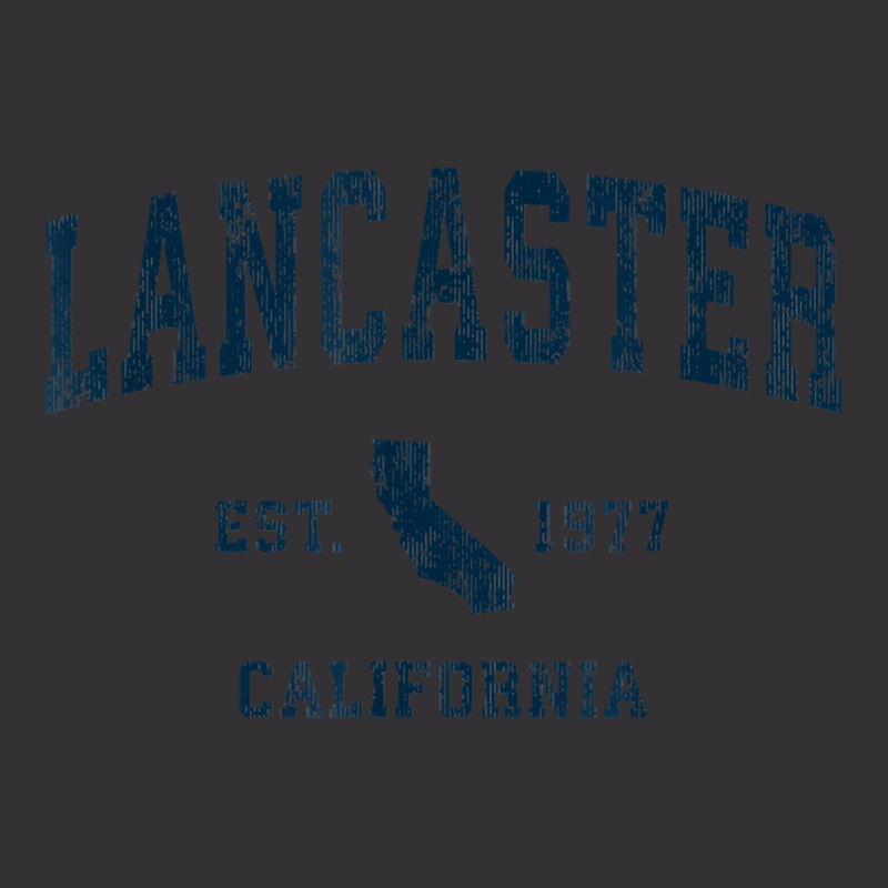 Lancaster California Ca Vintage Sports Design Navy Print T Shirt Vintage Hoodie And Short Set | Artistshot