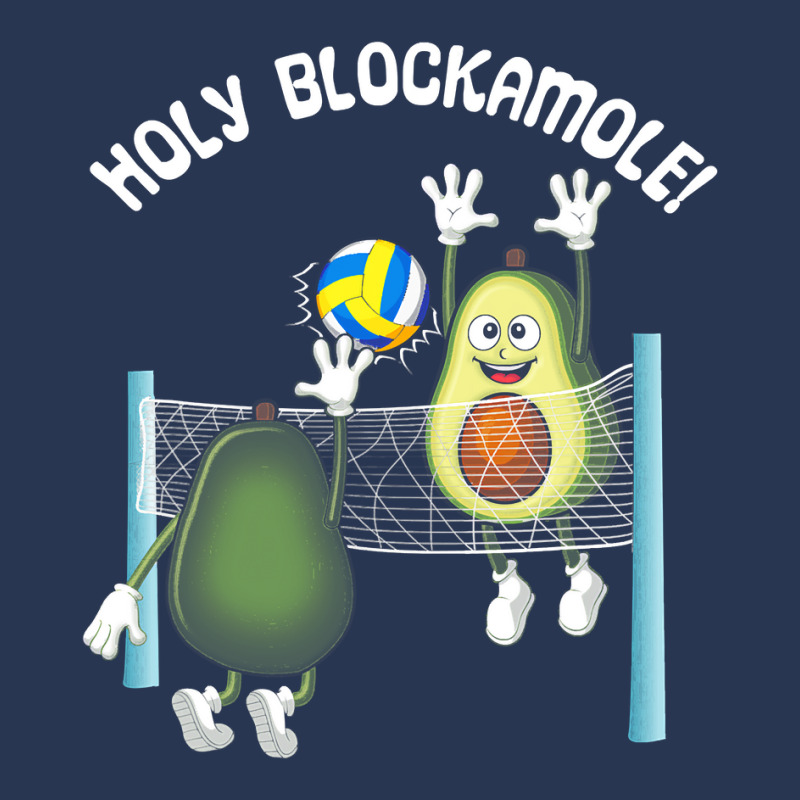 Holy Blockamole! Guacamole Player Blocker Volleyball T Shirt Ladies Denim Jacket by HUUY | Artistshot