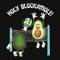 Holy Blockamole! Guacamole Player Blocker Volleyball T Shirt Scorecard Crop Tee | Artistshot