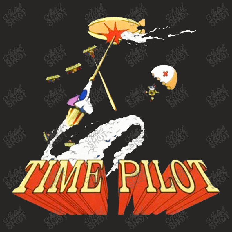 Time Pilot, The Time Pilot, Time Pilot Art, Time Pilot Vintage Ladies Fitted T-Shirt by roqibatit | Artistshot