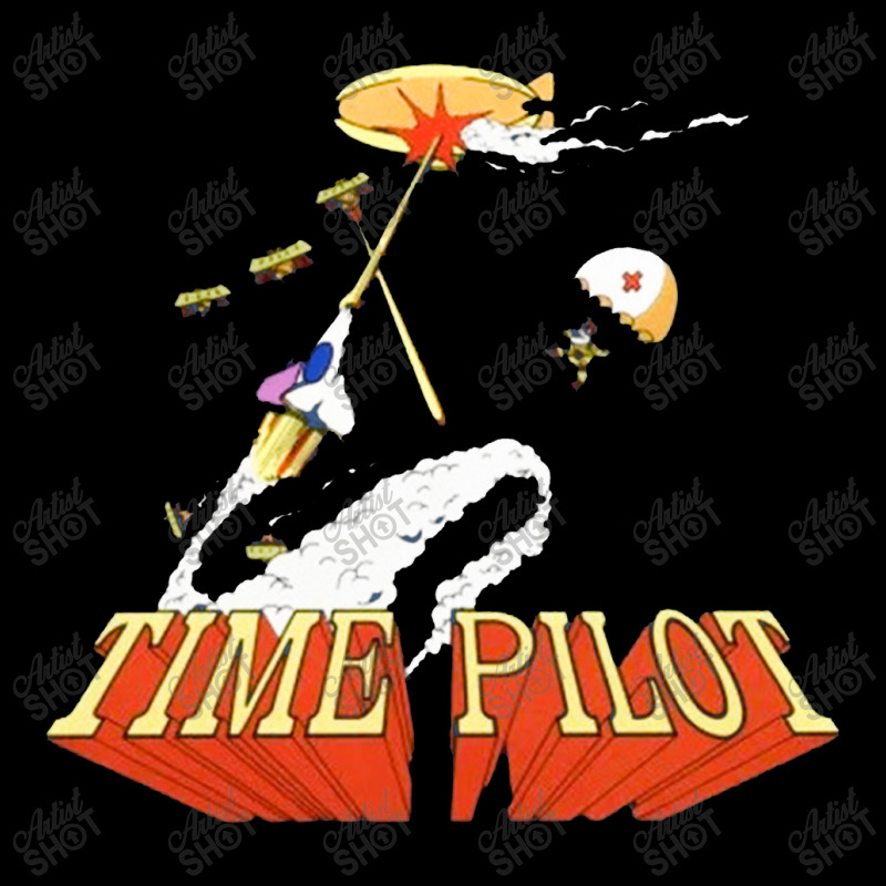 Time Pilot, The Time Pilot, Time Pilot Art, Time Pilot Vintage Cropped Hoodie by roqibatit | Artistshot