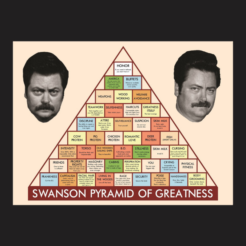 Ron Swanson's Pyramid T-shirt | Artistshot