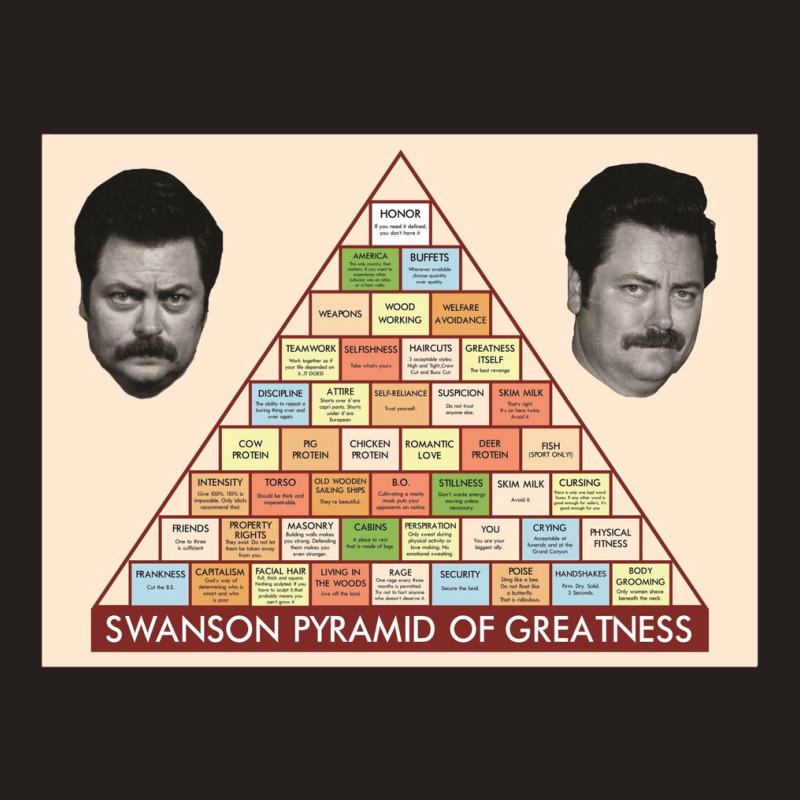 Ron Swanson's Pyramid Tank Top | Artistshot