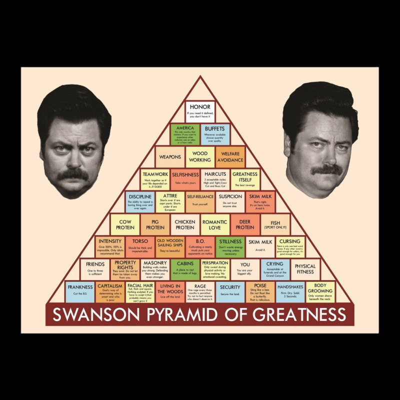 Ron Swanson's Pyramid Men's Long Sleeve Pajama Set | Artistshot