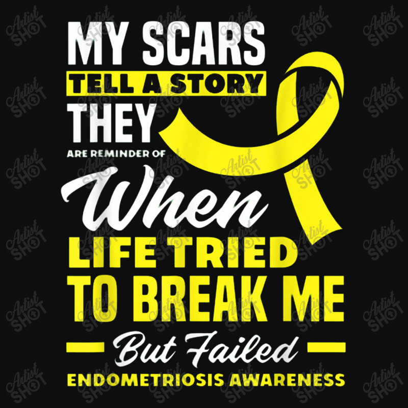 My Scars Tell A Story Endometriosis Awareness Endometriosis Crop Top by hadiwarnokudus | Artistshot