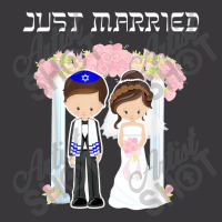 Jewish Wedding Just Married Chuppah Bride Groom Ladies Curvy T-shirt | Artistshot