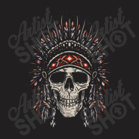 Native American Heritage Headdress Skull Native American T-shirt | Artistshot