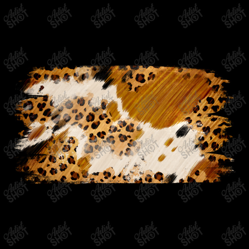 Leopard Cowhide Brushstroke Fleece Short | Artistshot