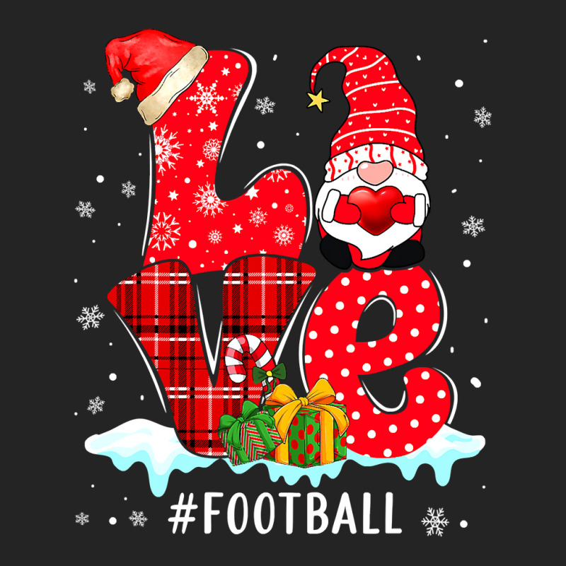 American Football Love Football Gnome Xmas Matching Family Group Valen 3/4 Sleeve Shirt by hopelessoon | Artistshot