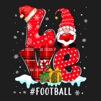 American Football Love Football Gnome Xmas Matching Family Group Valen Classic T-shirt | Artistshot