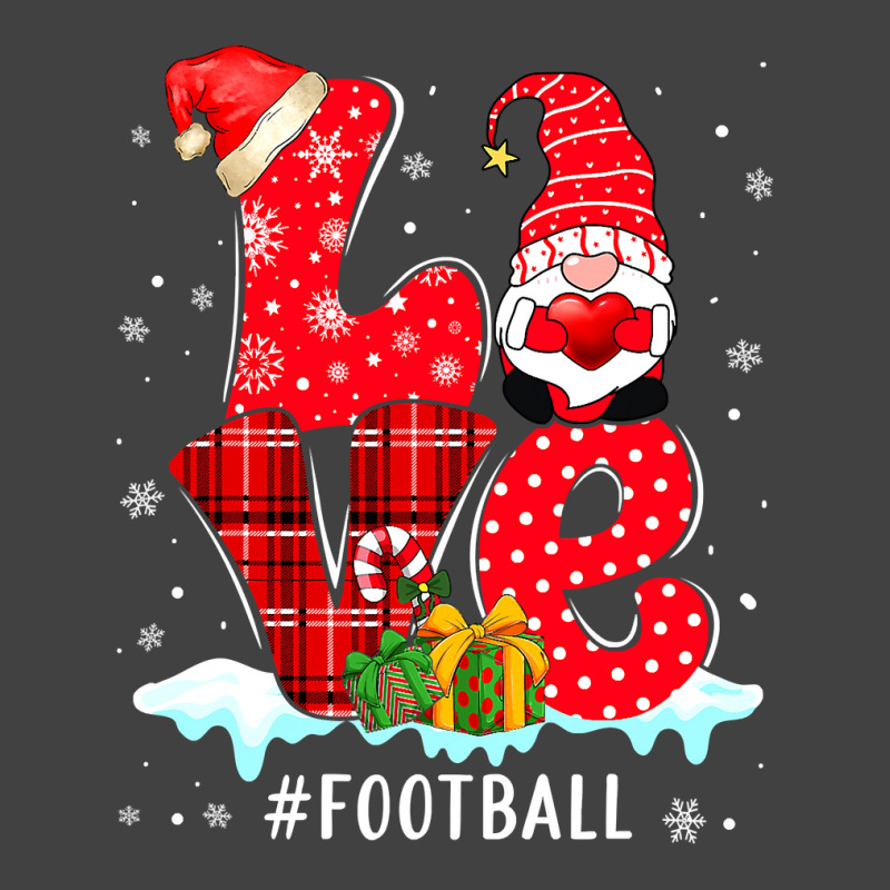 American Football Love Football Gnome Xmas Matching Family Group Valen Vintage T-Shirt by hopelessoon | Artistshot