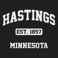 Hastings Minnesota Mn Vintage State Athletic Style T Shirt T-shirt | Artistshot