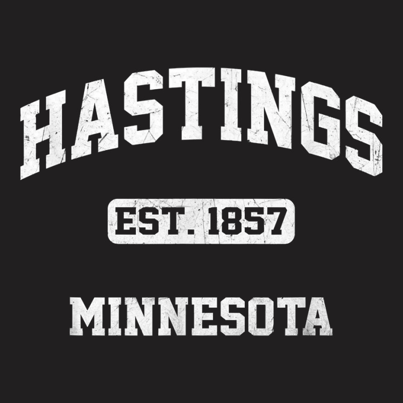 Hastings Minnesota Mn Vintage State Athletic Style T Shirt T-shirt | Artistshot