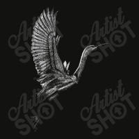 Tai Chi White Flying Crane Qi Gong Illustration Scorecard Crop Tee | Artistshot