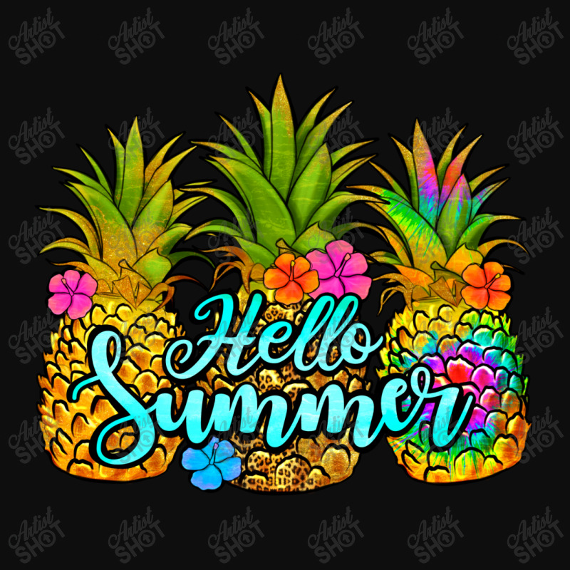 Hello Summer Pineapple Crop Top by Jasminsmagicworld | Artistshot