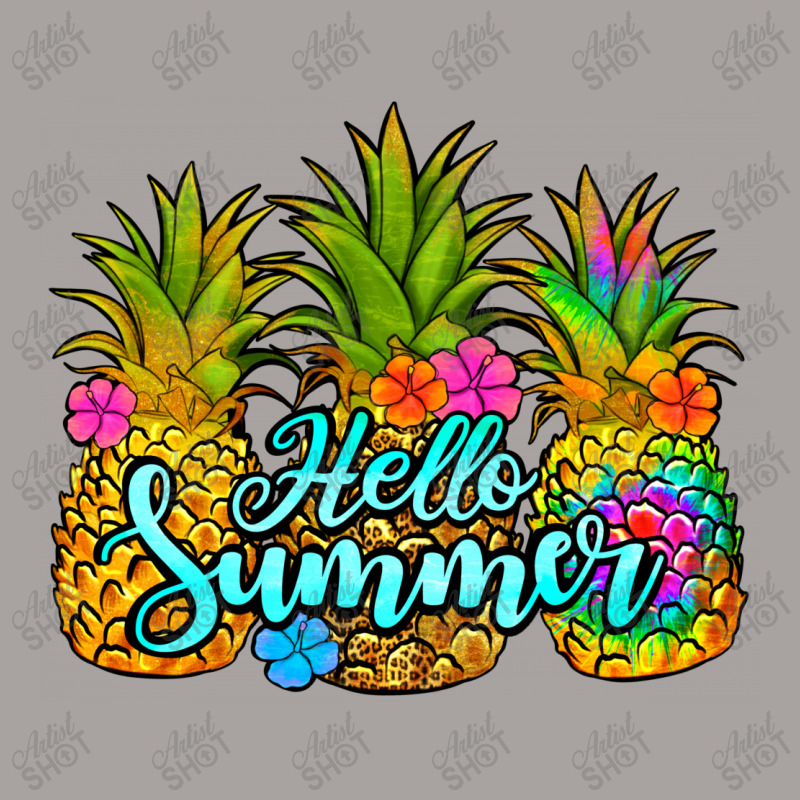 Hello Summer Pineapple Racerback Tank by Jasminsmagicworld | Artistshot