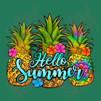 Hello Summer Pineapple Ladies Fitted T-shirt | Artistshot