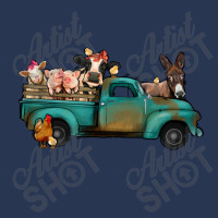 Farm Animals Truck Ladies Denim Jacket | Artistshot