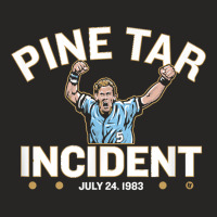 Officially Licensed George Brett   Pine Tar Incident T Shirt Ladies Fitted T-shirt | Artistshot