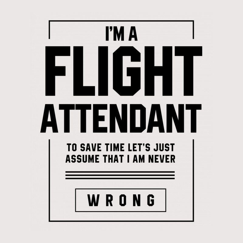 I'm A Flight Attendant - Jobs Occupation Gift Pocket T-Shirt by Diogo Calheiros | Artistshot