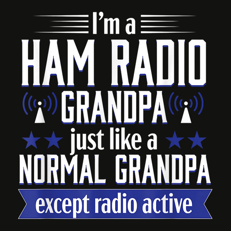 Ham Radio Operator Amateur Radio Funny Grandpa Gift Men T Shirt Scorecard Crop Tee by harmanyuan | Artistshot