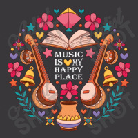 Music Is My Happy Place Ladies Curvy T-shirt | Artistshot