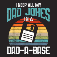 Funny Dad Jokes Database Pun Best Dad Humor Fathers Day T Shirt Vintage Cap | Artistshot