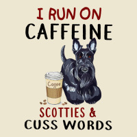 Funny Dog Gift I Run On Caffeine Scotties & Cuss Words T Shirt Cropped Hoodie | Artistshot