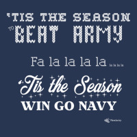 Go Navy Beat Army Tis The Season To Beat Army Fa La La Funny Sweatshir Ladies Denim Jacket | Artistshot