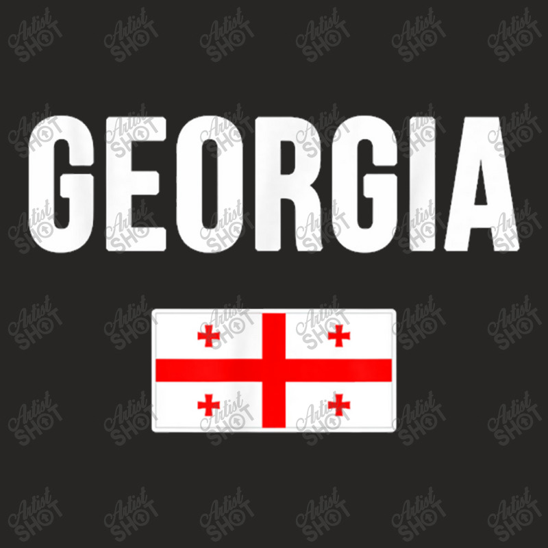 Georgia Republic Georgian Flag Ladies Fitted T-Shirt by kurniawanm | Artistshot