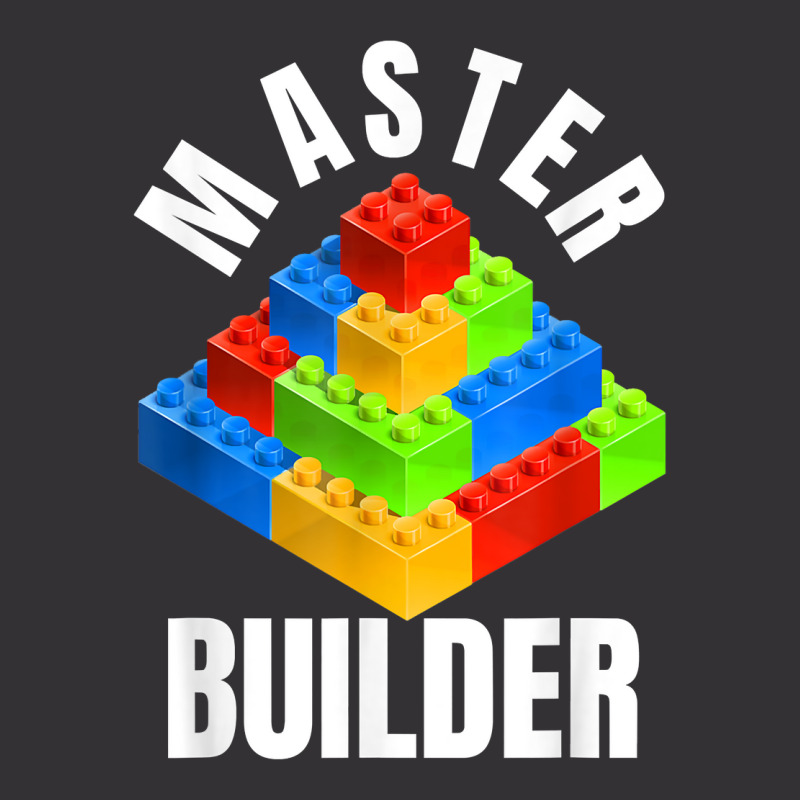 Master Builder Building Blocks Brick Builders Toys Gift T Shirt Vintage Hoodie | Artistshot