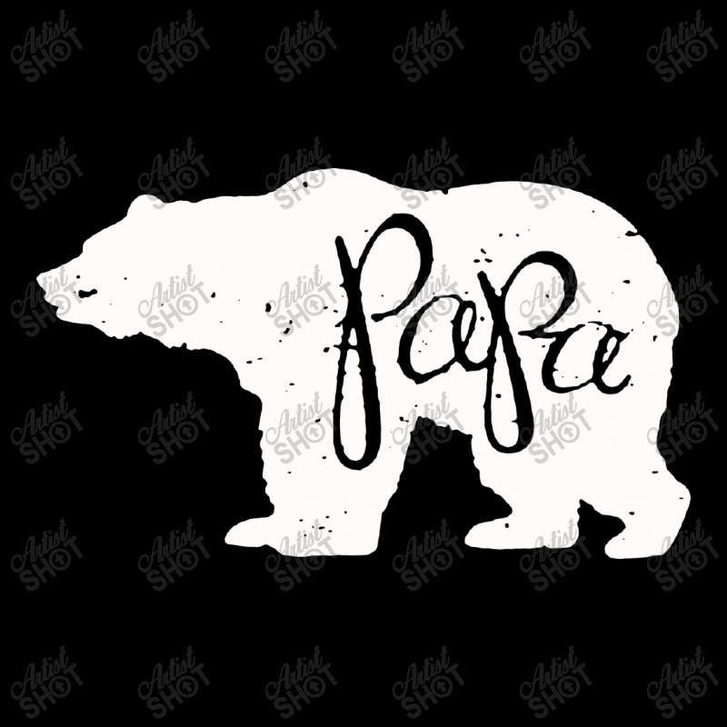 Papa Bear ( White) Fleece Short | Artistshot