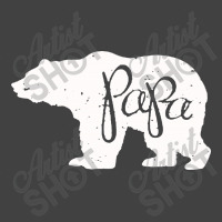 Papa Bear ( White) Vintage T-shirt | Artistshot