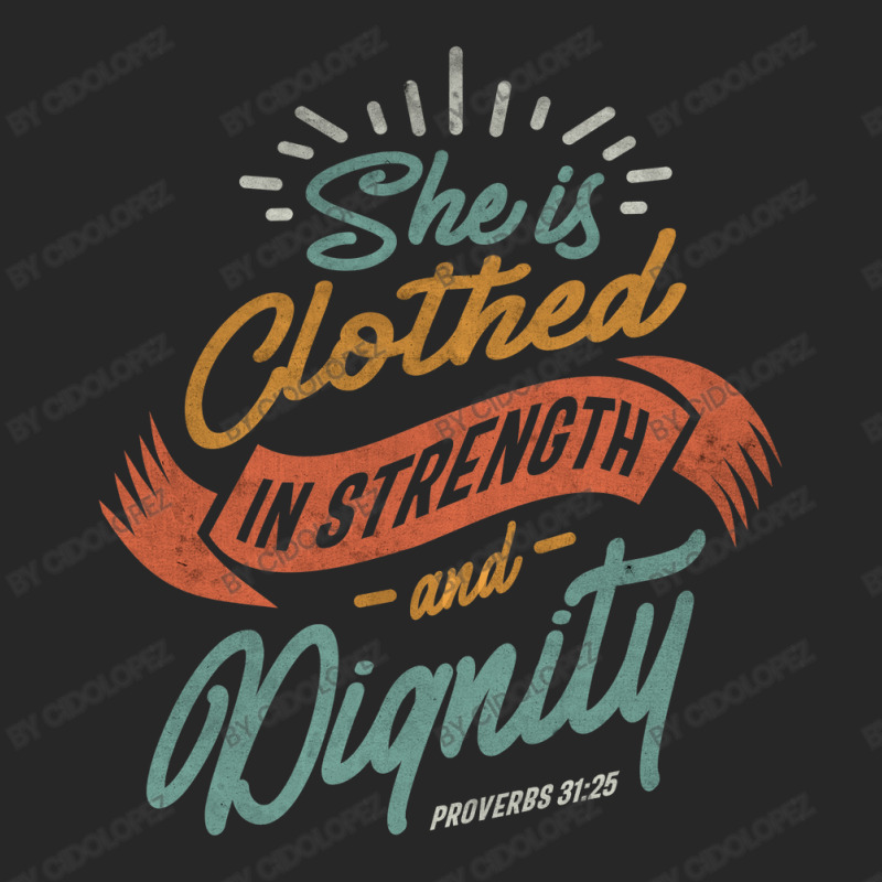 She Is Clothed In Strength And Dignity - Religious Women's Pajamas Set by cidolopez | Artistshot