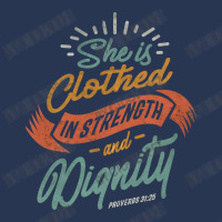 She Is Clothed In Strength And Dignity - Religious Ladies Denim Jacket | Artistshot