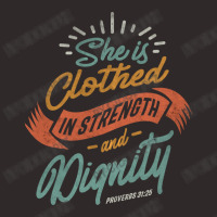 She Is Clothed In Strength And Dignity - Religious Racerback Tank | Artistshot